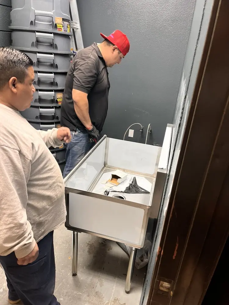 Commercial plumbing and sink installation in South Pasadena